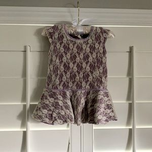 Matilda Jane Lace Peplum Top size 2T